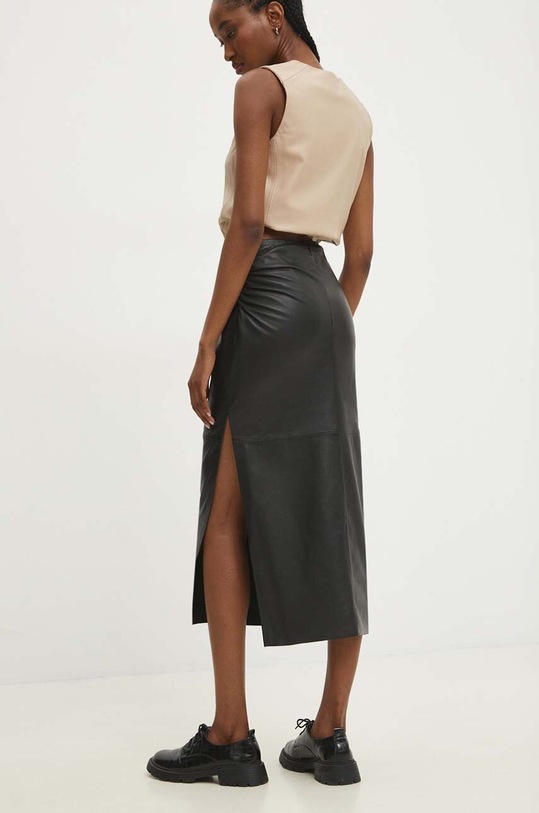 Oblečení Kožená sukně Answear.LAB WS24.SDD002 černá