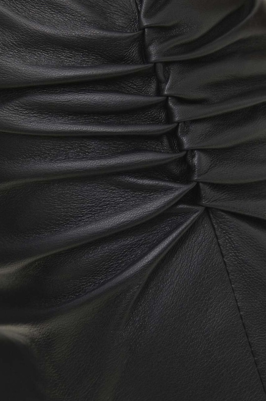 Kožená sukně Answear.LAB černá WS24.SDD002