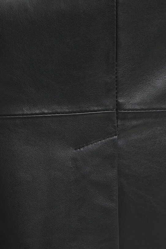 Шкіряна спідниця Answear.LAB чорний WS24..SDD003