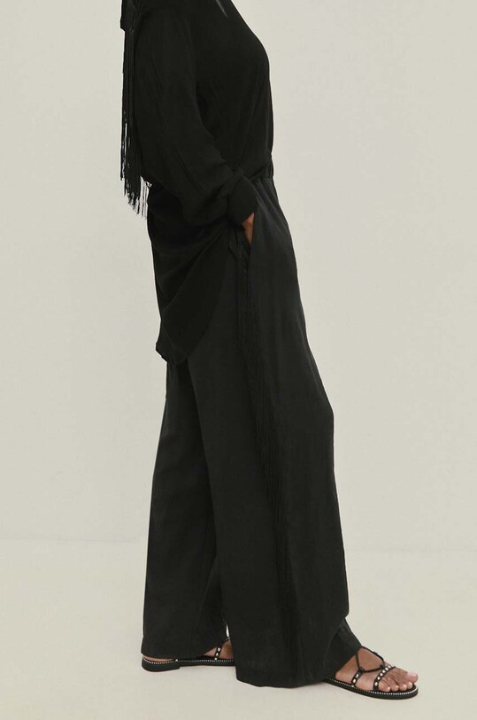 Παντελόνι Answear.LAB WS24.SPD005 μαύρο