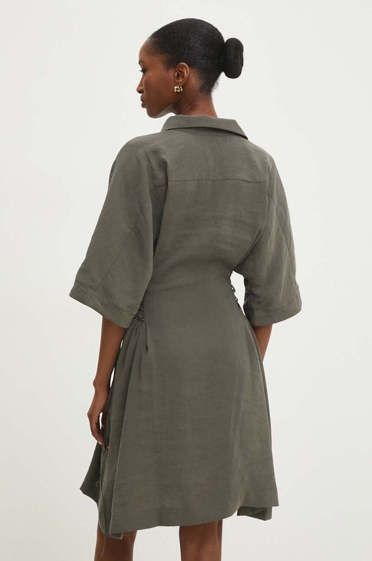 Ruházat Answear.LAB ruha WS24.SSD013 zöld