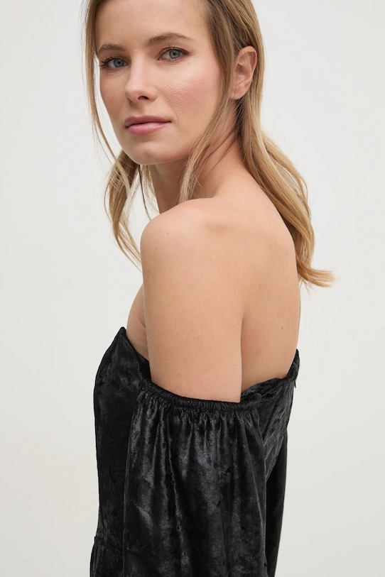 Answear.LAB sukienka welurowa WS24.SUD003