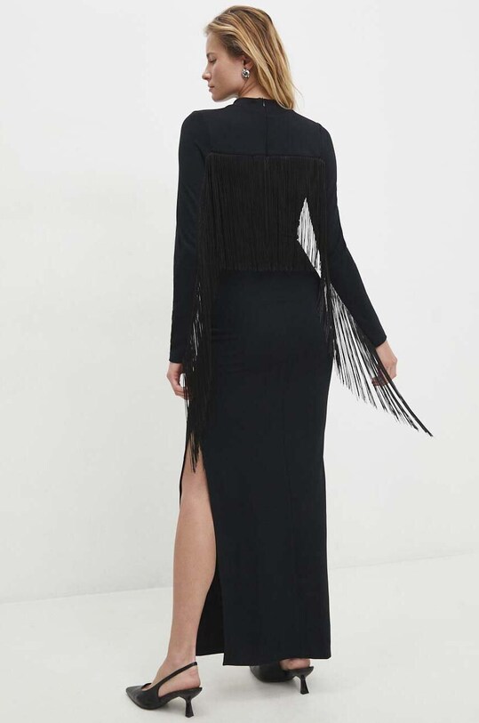 Answear Lab rochie negru WS24.SUD005