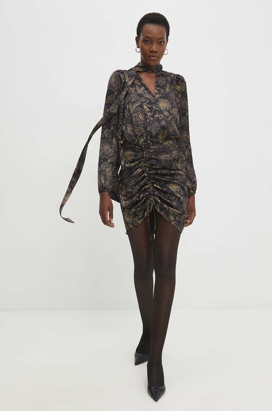 Answear Lab rochie mini negru WS24.SUD006