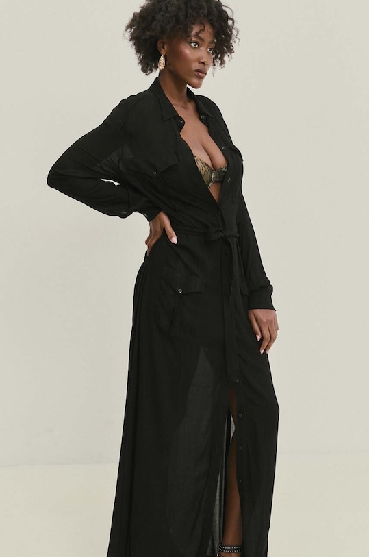 Answear Lab rochie WS24.SUD024 negru WA24