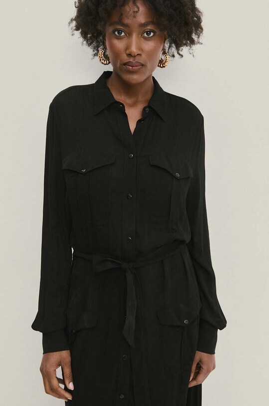 Платье Answear.LAB WS24.SUD024 чёрный