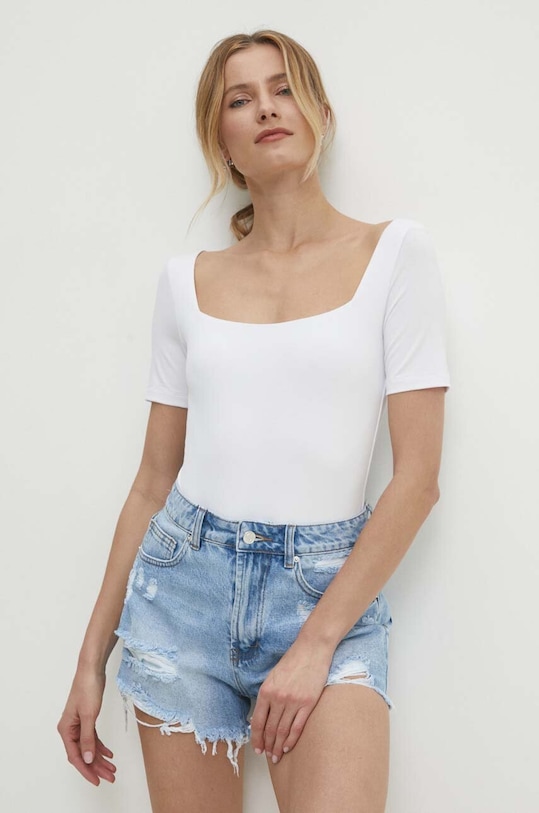 Answear Lab body z elastanem biały WS24.TSD014