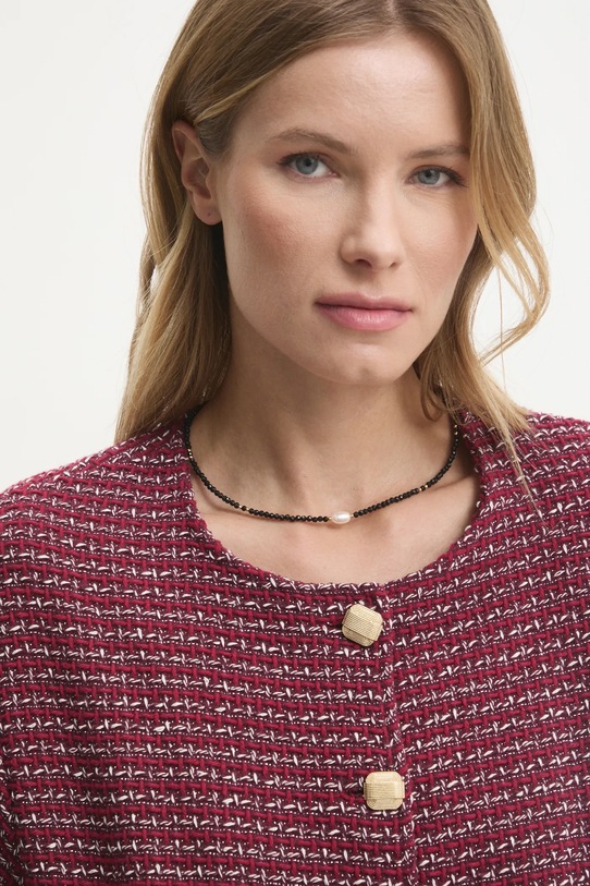 Answear Lab colier cu perle de cultură și turmalină, realizat manual WS25.AKD00J