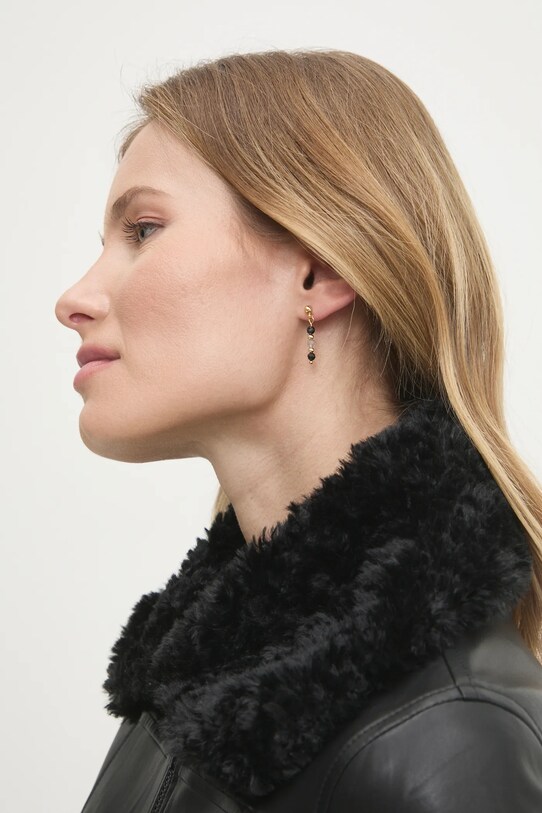 Χειροποίητα σκουλαρίκια με τουρμαλίνη και λαμπραντορίτη Answear.LAB φυσική πέτρα χρυσαφί WS25.AKD00T