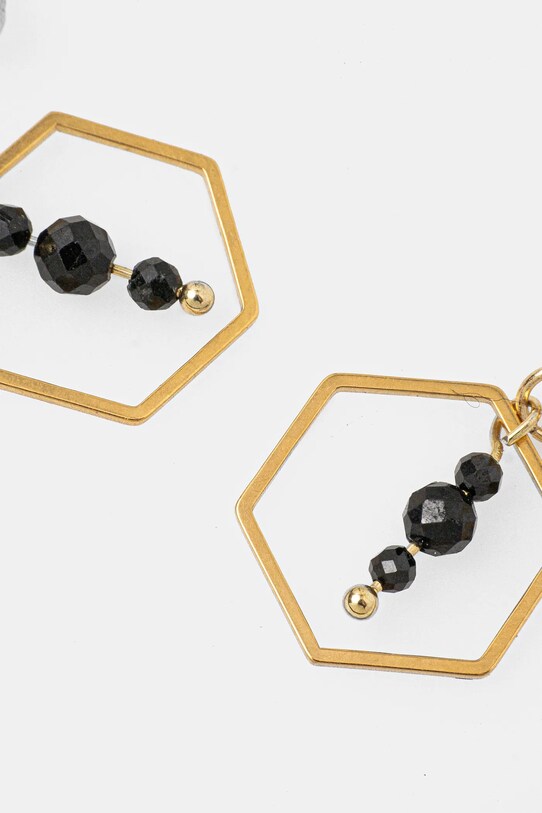 Αξεσουάρ Χειροποίητα σκουλαρίκια από τουρμαλίνη Answear.LAB WS2.AKD00Y χρυσαφί