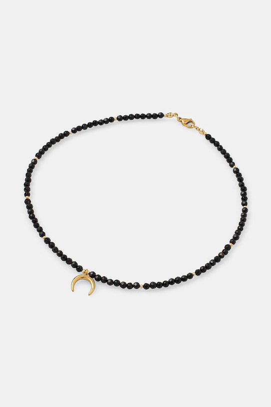 Answear Lab colier cu onix, realizat manual WS25.AKD011 negru WS25