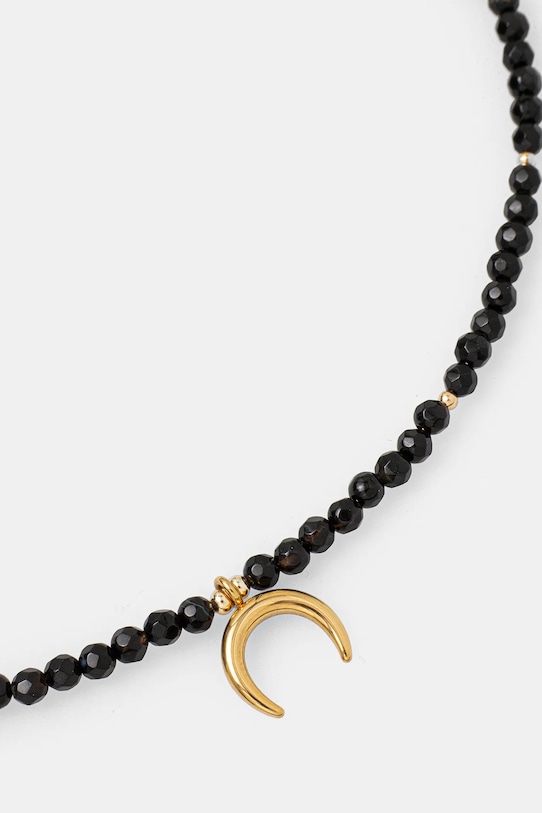 Accesorii Answear Lab colier cu onix, realizat manual WS25.AKD011 negru