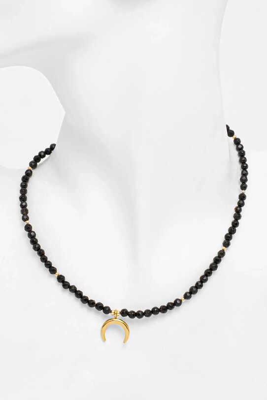 Answear Lab colier cu onix, realizat manual WS25.AKD011 negru