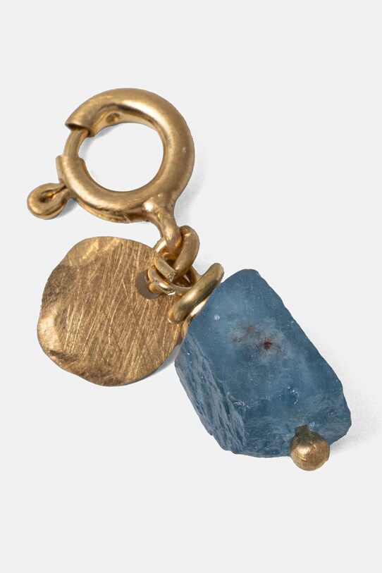 Answear.LAB ciondolo acquamarina, fatto a mano, argento placcato oro argento oro WS25.AKD015