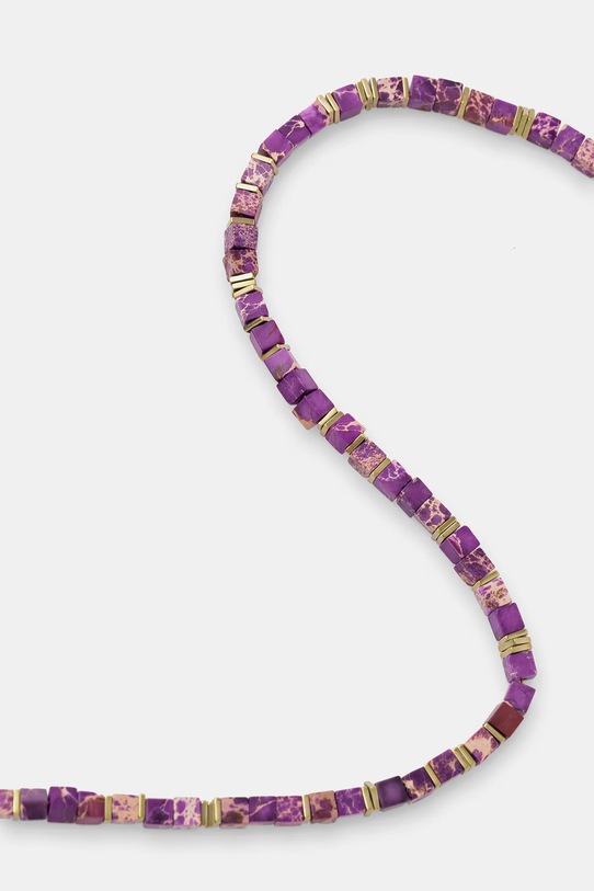 Náhrdelník s cisárskym jaspisom, ručne vyrobený Answear Lab WS25.AKD016 ružová