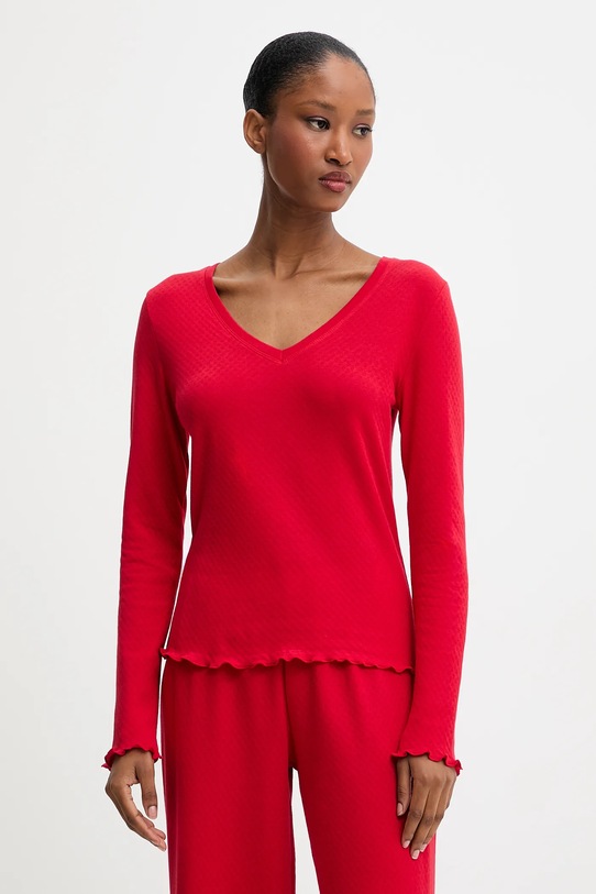 Odzież Answear Lab piżama bawełniana WS25.BID003 czerwony