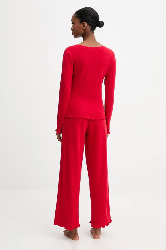 Answear Lab piżama bawełniana WS25.BID003 czerwony