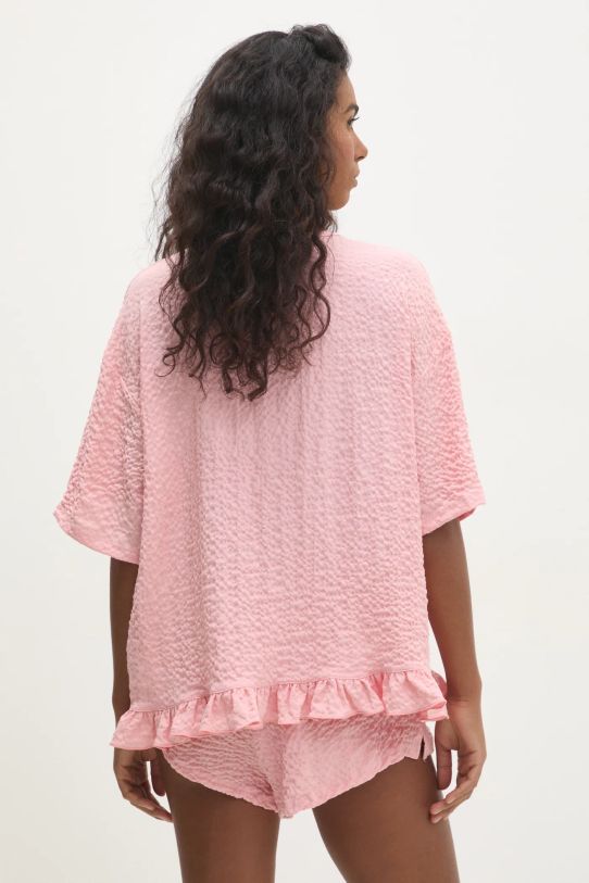 Pyžamo Answear.LAB WS25.BID00C ružová WS25