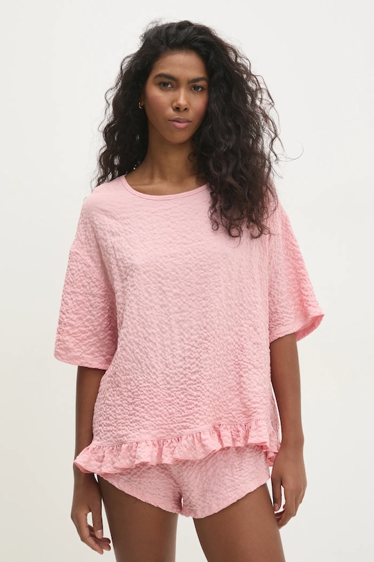 Pyžamo Answear.LAB ružová WS25.BID00C