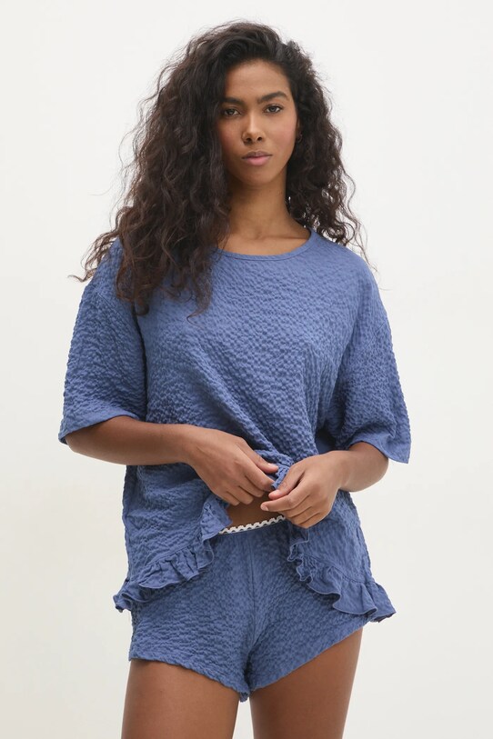 Answear Lab pijama set bleumarin WS25.BID00C