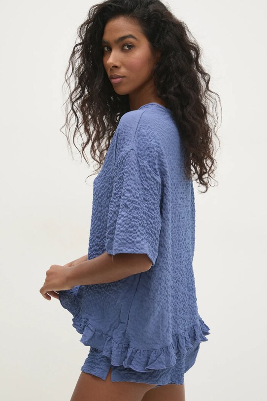 Answear Lab pijama bleumarin WS25.BID00C