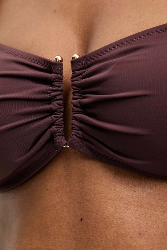 Купальний бюстгальтер Answear.LAB коричневий hwb212.W9.G.FLK