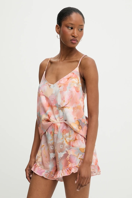 Answear.LAB piżama tkanina różowy WS25.BID01F