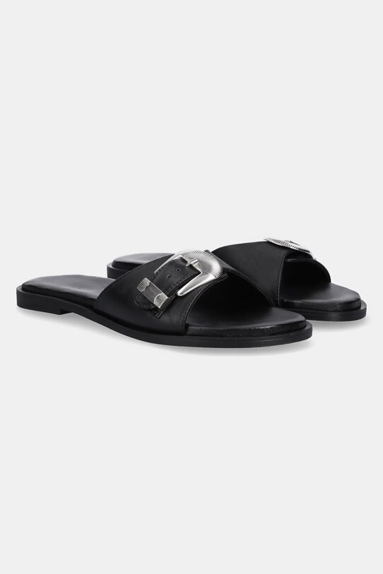 Answear Lab slapi de piele piele negru SC4398