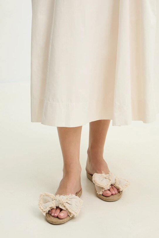 Answear Lab papuci textil bej 2023.1017