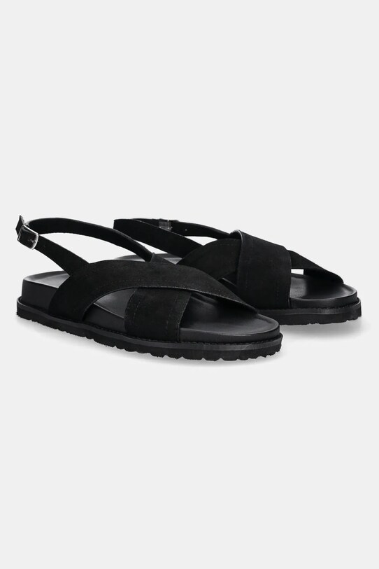 Answear.LAB sandały zamszowe 2024.220 czarny WS25