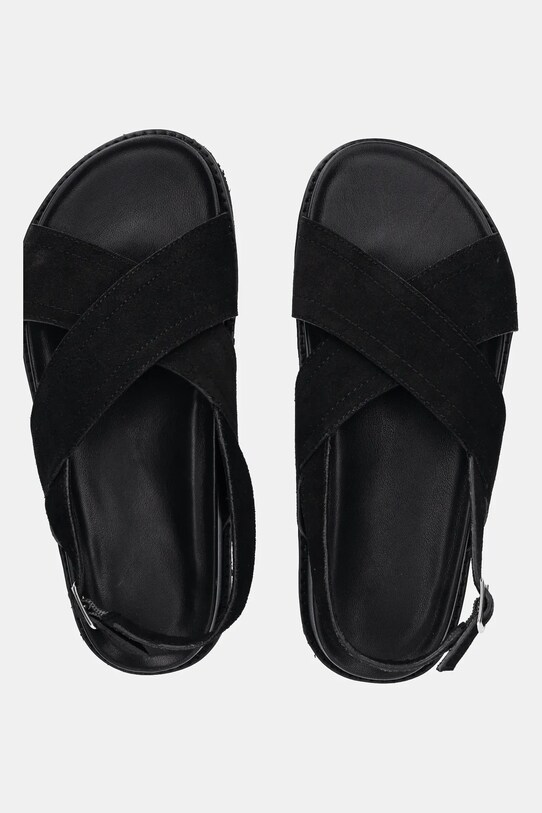 Answear.LAB sandały zamszowe 2024.220 czarny