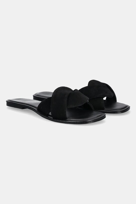 Answear Lab papuci din piele 2024.262 negru WS25