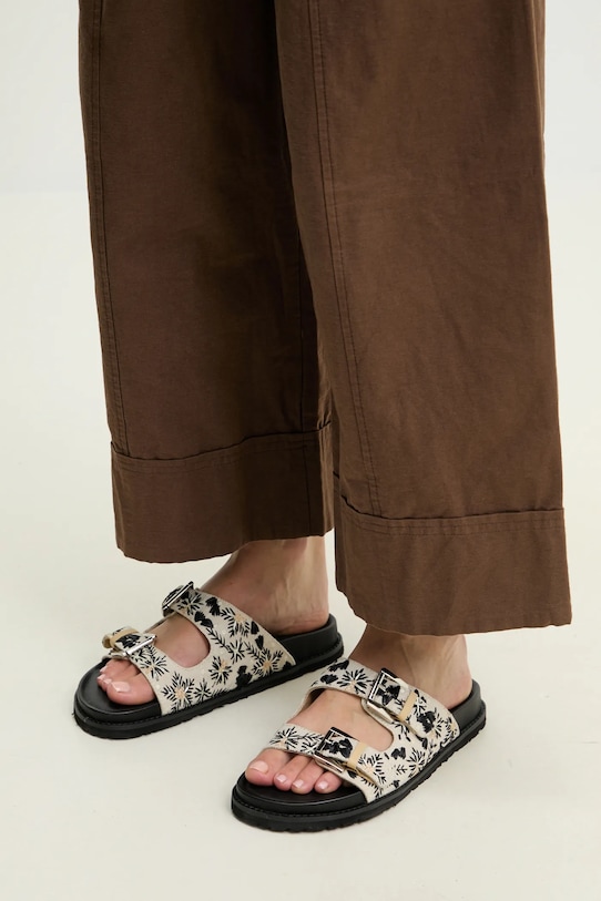 Answear.LAB ciabatte slide tessile beige G.14