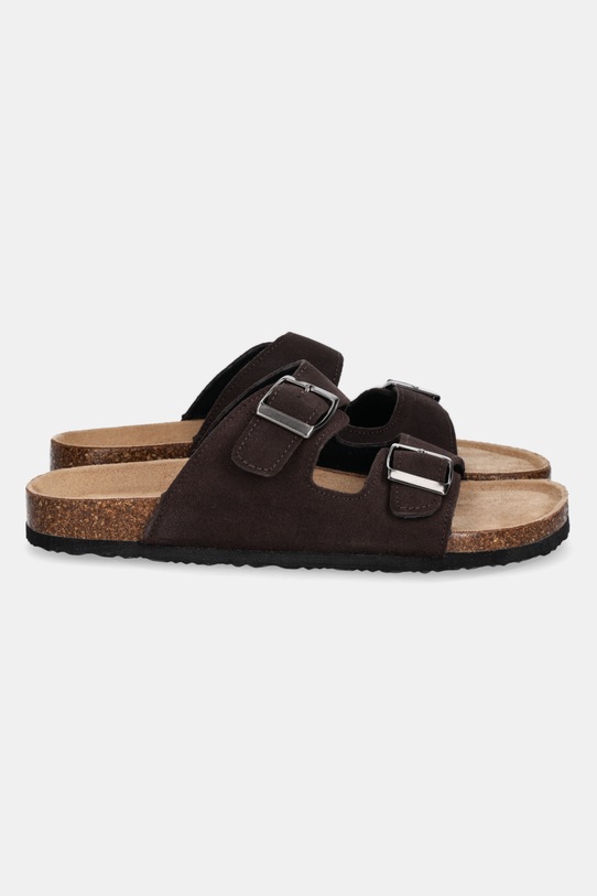 Answear.LAB klapki skórzane TX.2420 brązowy WS25