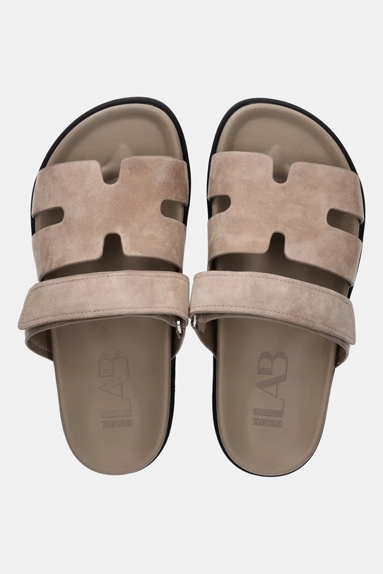 Answear.LAB papucs velúrból bézs LT592L.97