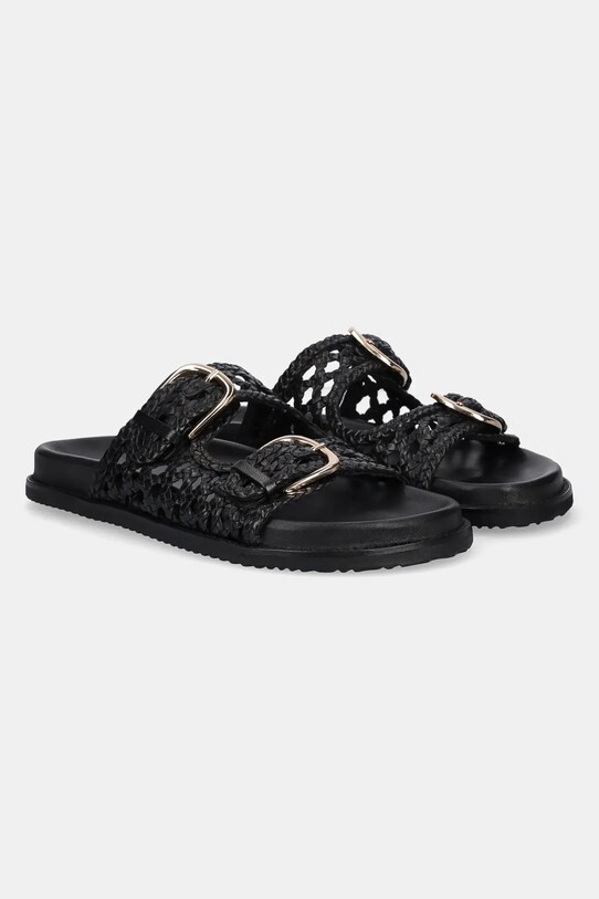 Answear Lab slapi de piele RSP10791 negru WS25