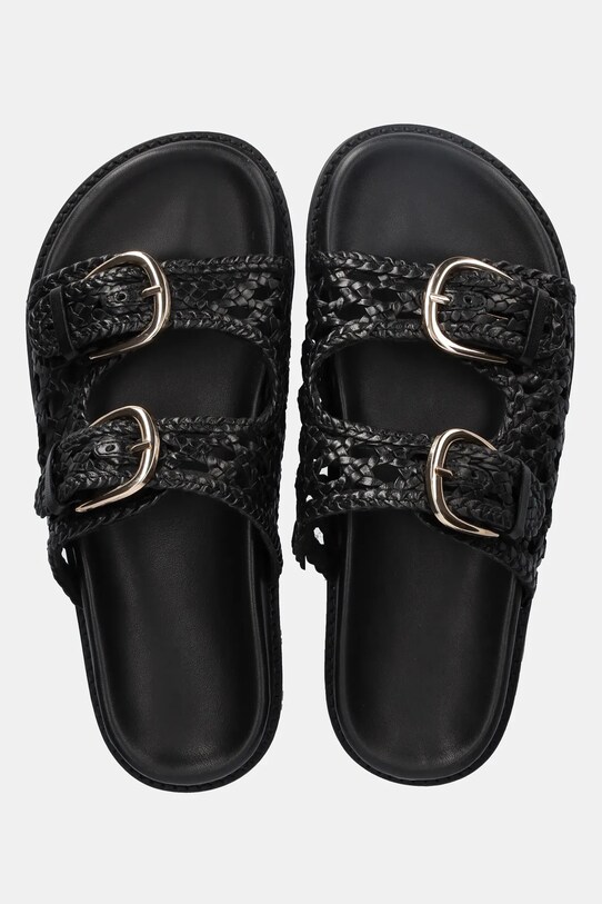 Answear Lab slapi de piele RSP10791 negru