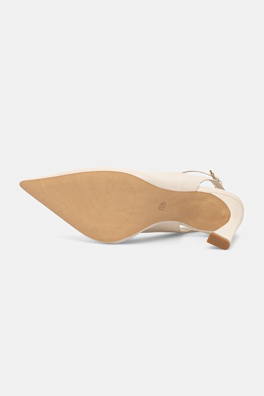 Answear Lab tacchi in pelle beige WS25.KLD01A