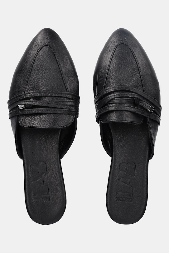 Answear Lab slapi de piele negru 22551.OS