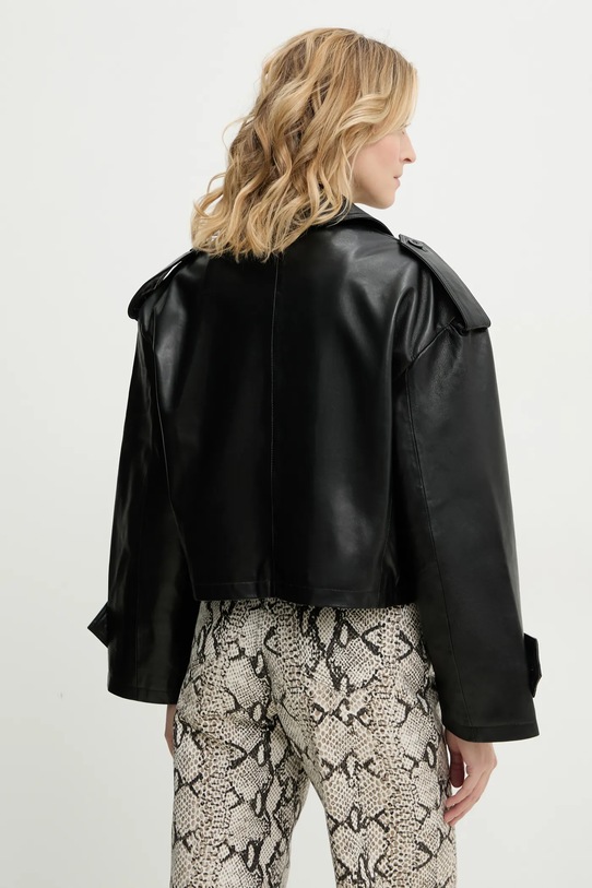 Odzież Answear Lab ramoneska skórzana WS25.KUD001 czarny