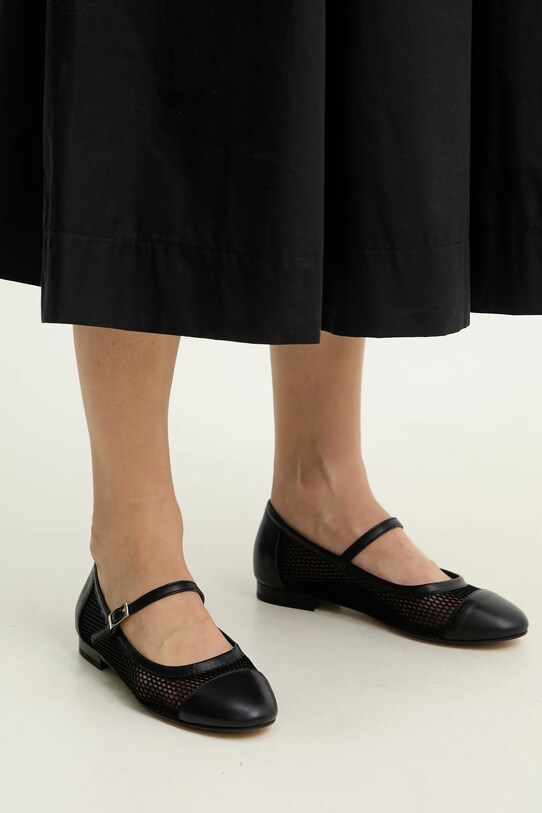 Answear Lab balerini de piele 23206.