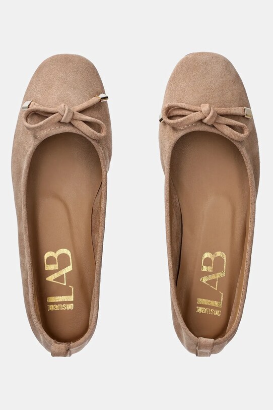 Замшеві балетки Answear.LAB 33902.1 коричневий