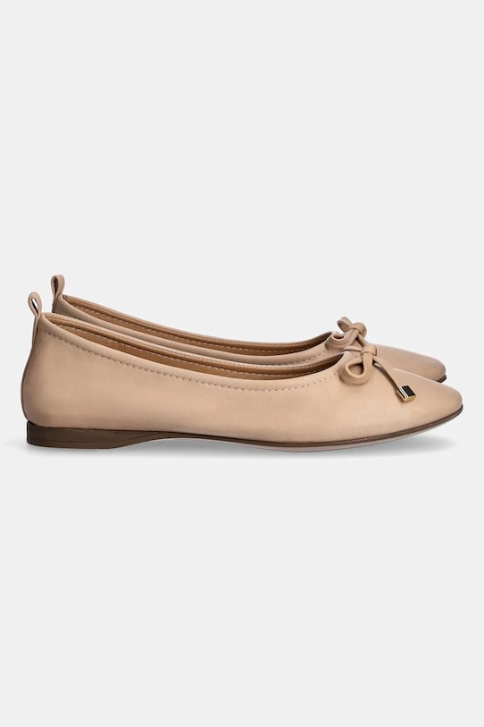 Obuwie Answear.LAB baleriny skórzane 33902 beżowy