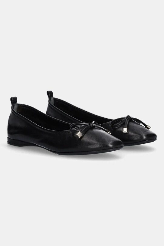 Answear Lab balerini de piele 33902 negru WS25