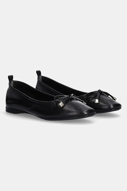 Answear Lab balerini de piele 33902 negru WS25