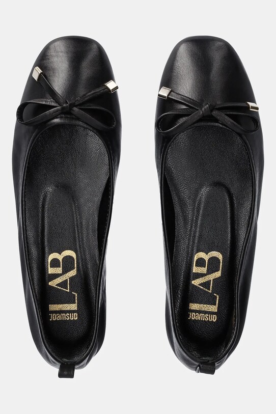 Answear Lab balerini de piele 33902 negru
