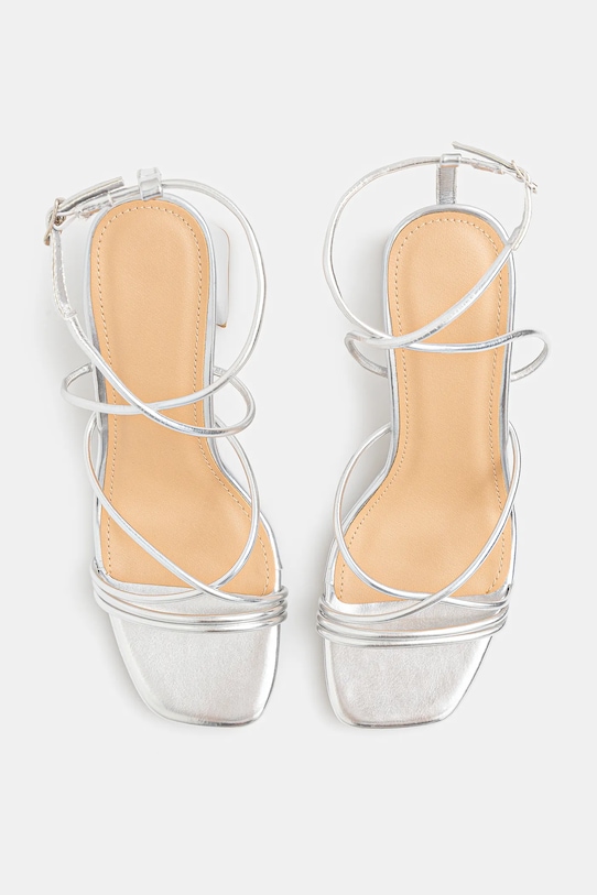 Sandály Answear.LAB stříbrná DANDELION2