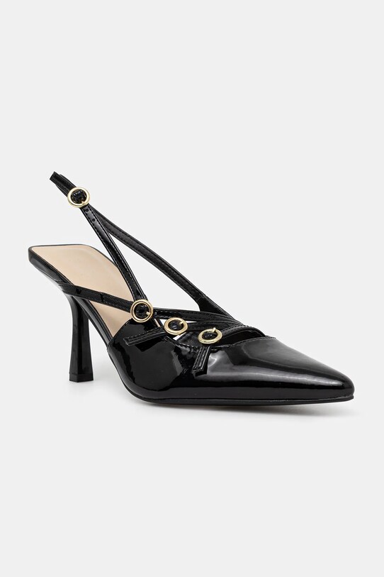 Lodičky Answear.LAB imitace kůže černá SALADO75