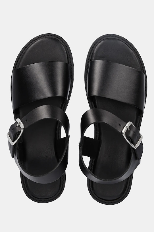 Answear.LAB bőr szandál fekete SC4368