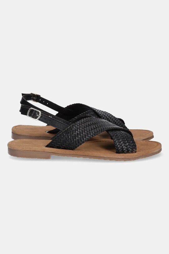Answear Lab sandale de piele DE6243 negru WS25